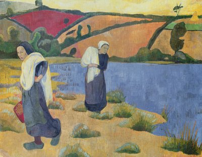 Washerwomen at the Laita River, near Pouldu by Paul Sérusier